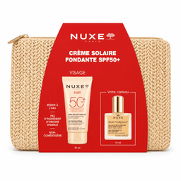 Nuxe CREME SOLAIRE FONDANTE SPF50+HUILE PRODIGIEUSEET +TROUSSE