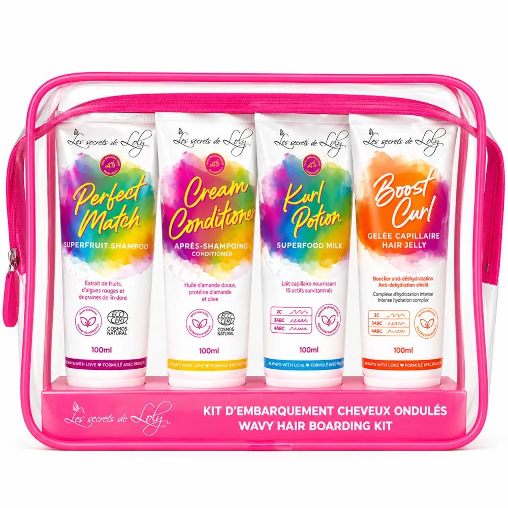 LES SECRETS DE LOLY DE LOLY LES DE LOLY TROUSSE DE VOYAGE CHEVEUX ONDULES