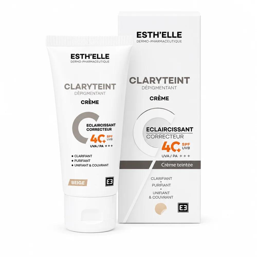 ESTH'ELLE ESTHELLE ECRAN CLARYTEINT BEIGE ANTI TACHES SPF40+ 50g
