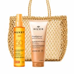 NUXE SUN SAC HUILE BRONZANTE SPF50 + HUILE DE DOUCHE
