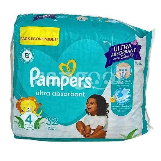 pampers TAILLE 4 32PCS