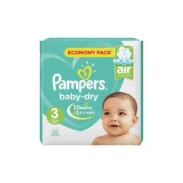 pampers BABY DRY 6-10 KG P 36