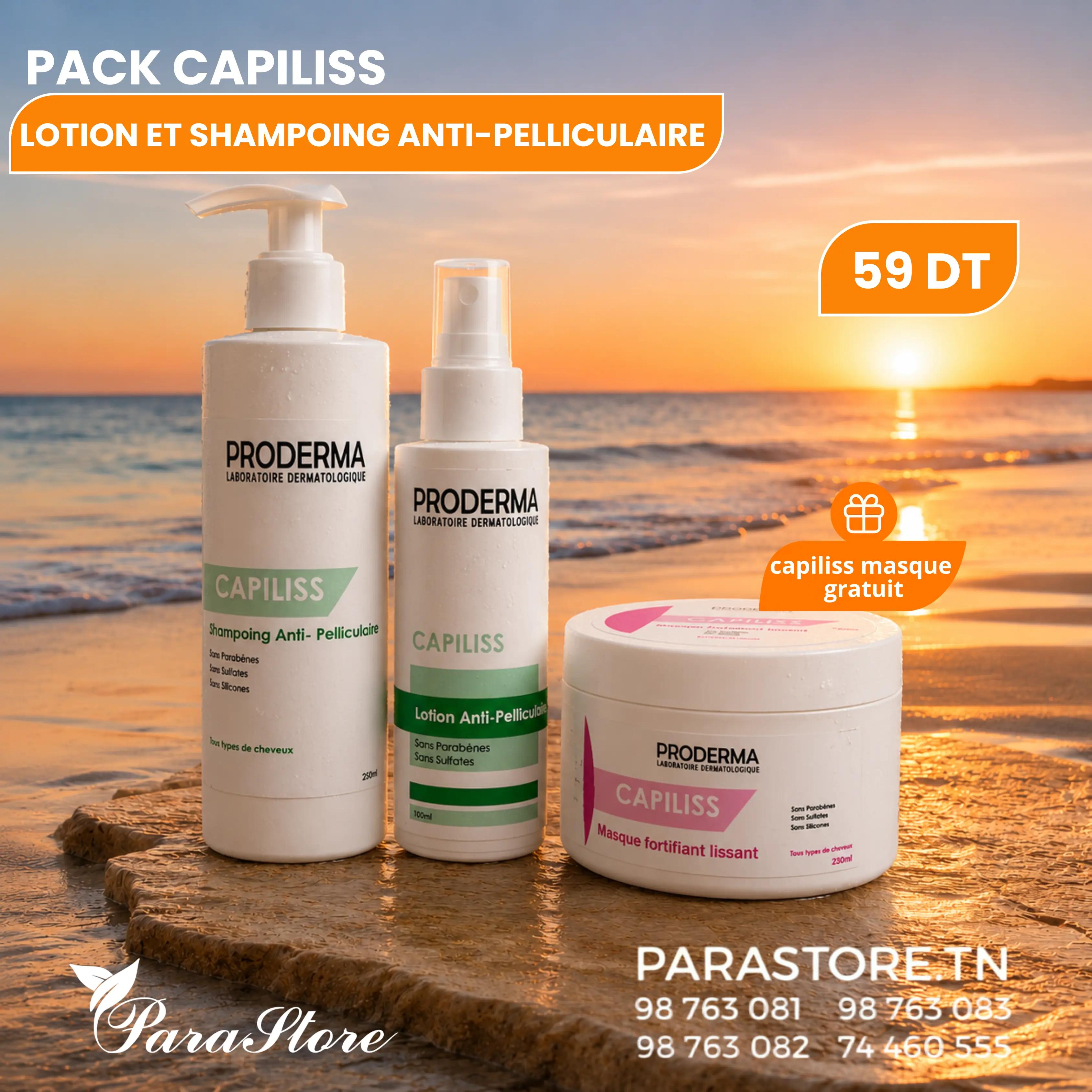 PRODERMA LABORATOIRE LABORATOIRE PACK CAPILISS ANTI-PELLICULAIRE