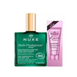 NUXE HUILE PRODIGIEUSE NEROLI +SHAMPOING BRILLANCE MIROIR HAIR PRODIGIEUX 30ML