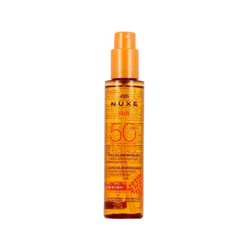 Nuxe SUN HUILE SOLAIRE BRONZANTE SPF50