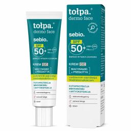 TOLPA TOŁPA DERMO FACE SEBIO+ CC SPF50+ PA++++ BEIGE