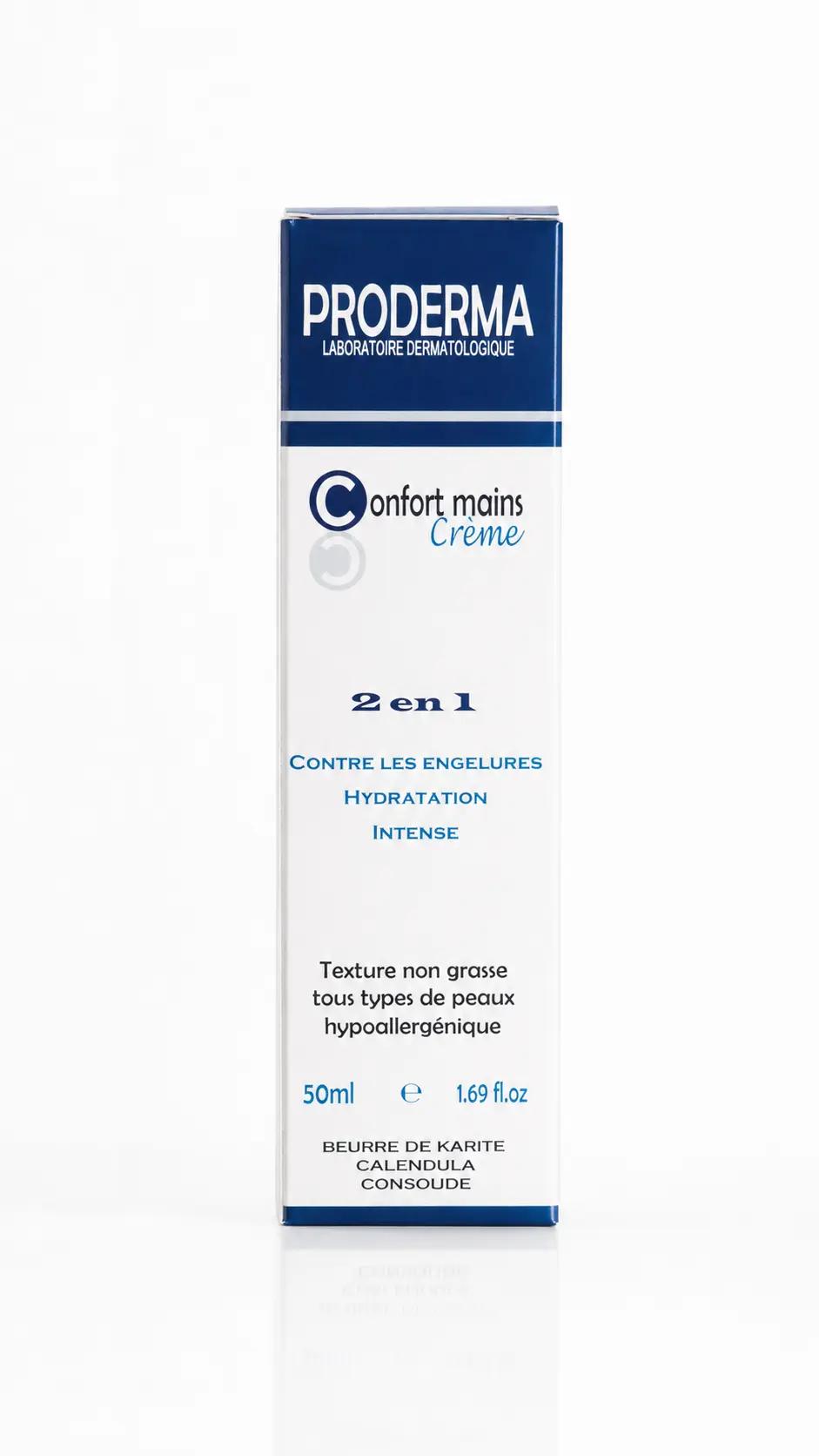 PRODERMA LABORATOIRE LABORATOIRE CONFORT MAINS 2 EN 1 CONTRE LES ENGELURES HYDRATATION INTENSE