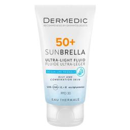 DERMEDIC SUNBRELLA FLUIDE SPF50+ PEAUX MIXTES A GRASSES