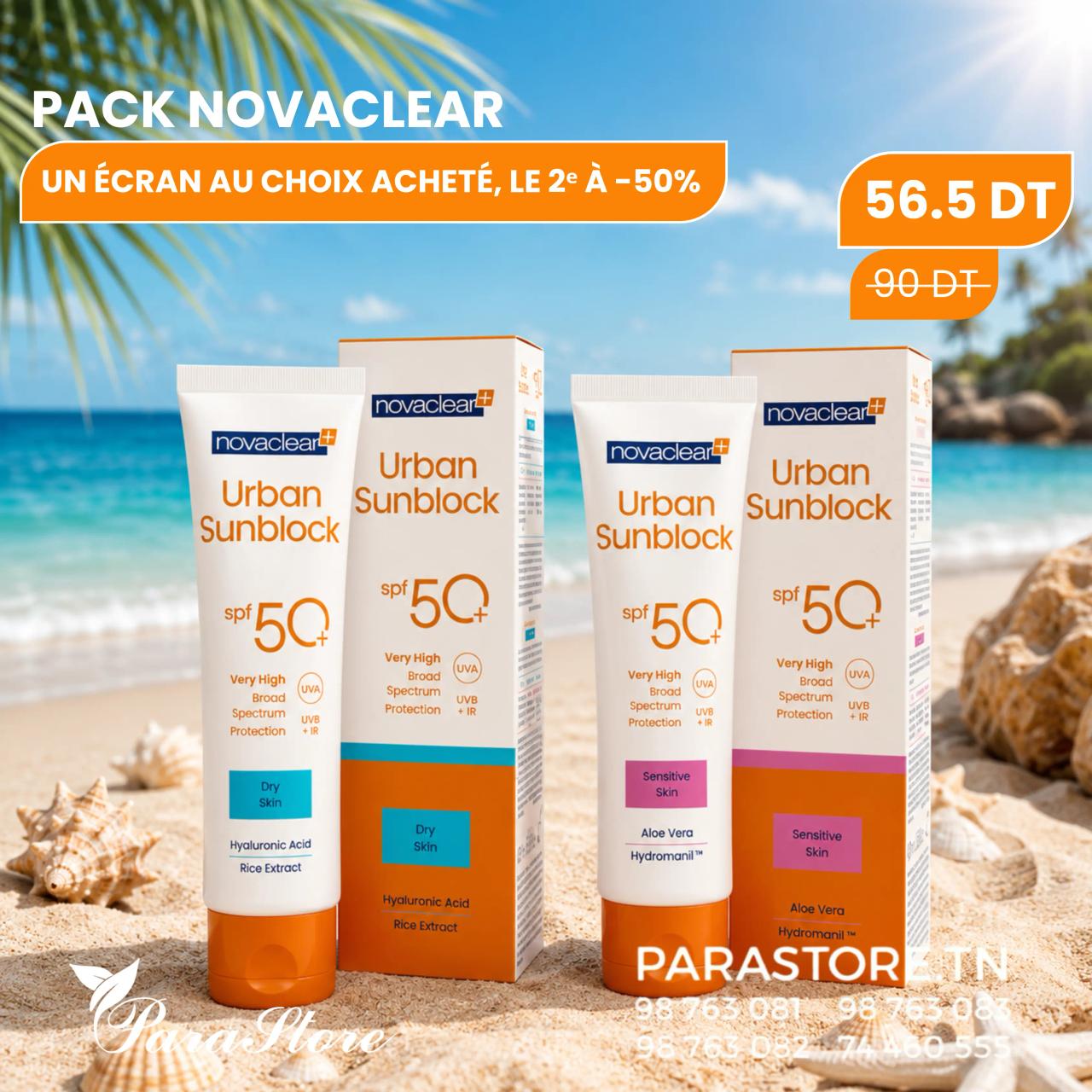 NOVACLEAR PACK 3 UN ÉCRAN AU CHOIX ACHETÉ LE 2ᵉ À -50 %