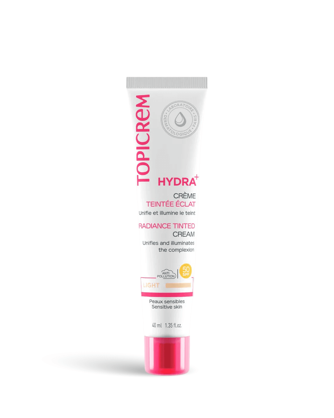 TOPICREM HYDRA+ TEINTEE ECLAT LIGHT SPF50