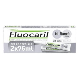 fluocaril DENTIFRICE BI-FLUORE BLANCHEUR LOT DE 2 X