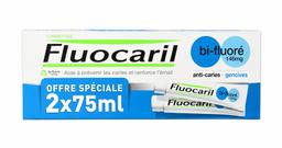 fluocaril DENTIFRICE BI-FLUORE GENCIVES 145MG 2*