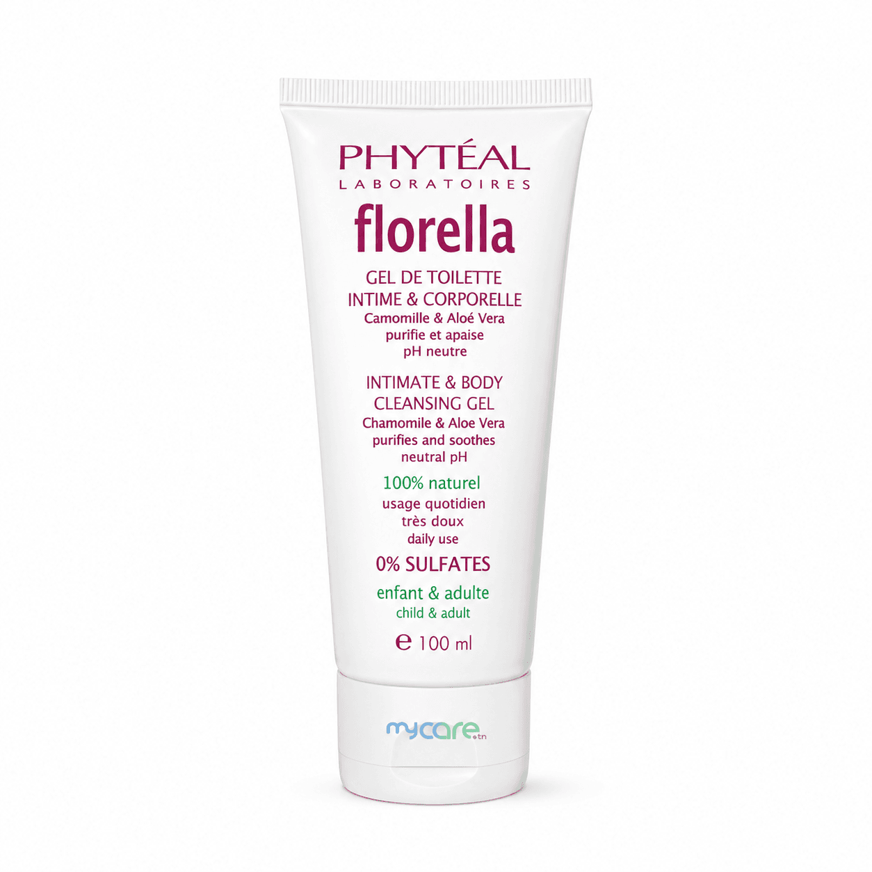 phyteal FLORELLA GEL DE TOILETTE INTIME CORPORELLE 100%