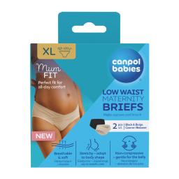 canpol babies babies 2 CULOTTES DE MATERNITÉ TAILLE BASSE BABIES MUM FIT, TAILLE XL-78 020