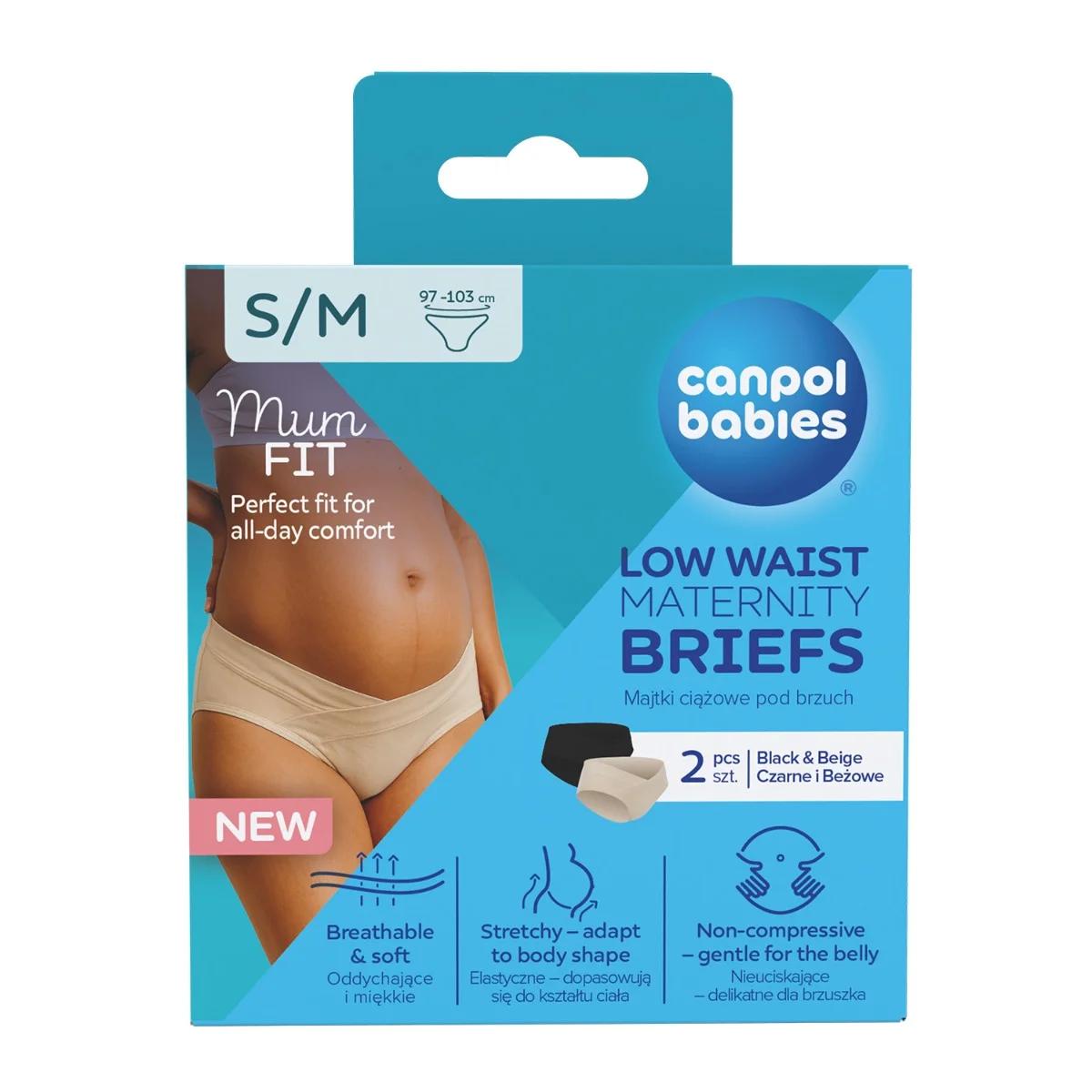 canpol babies babies 2 CULOTTES DE MATERNITÉ TAILLE BASSE BABIES MUM FIT, TAILLE S M-78 018