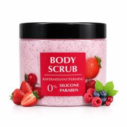 ASTUS GOMMAGE CORPOREL RAFFERMISSANT FRUITS ROUGES