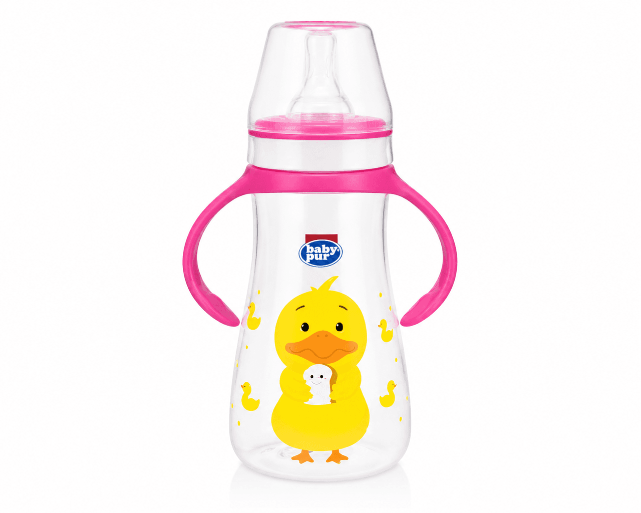 BABY PUR PUR BIBERON LARGE TORSADES ANSES