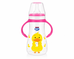 BABY PUR PUR BIBERON LARGE TORSADES ANSES