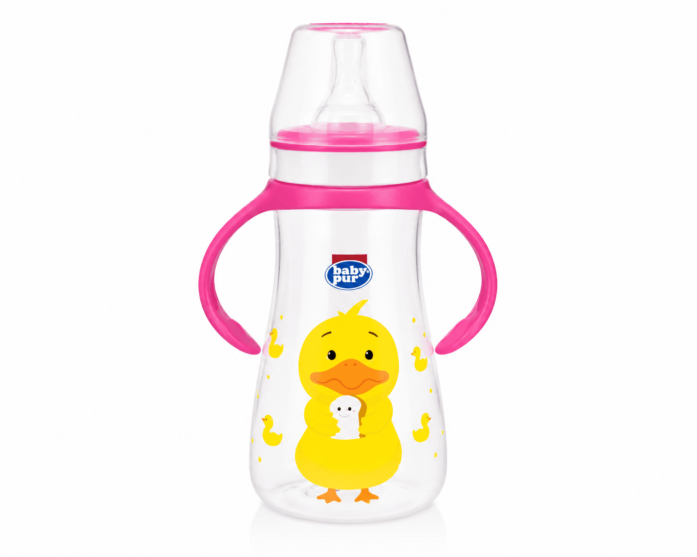 BABY PUR PUR BIBERON LARGE TORSADES ANSES