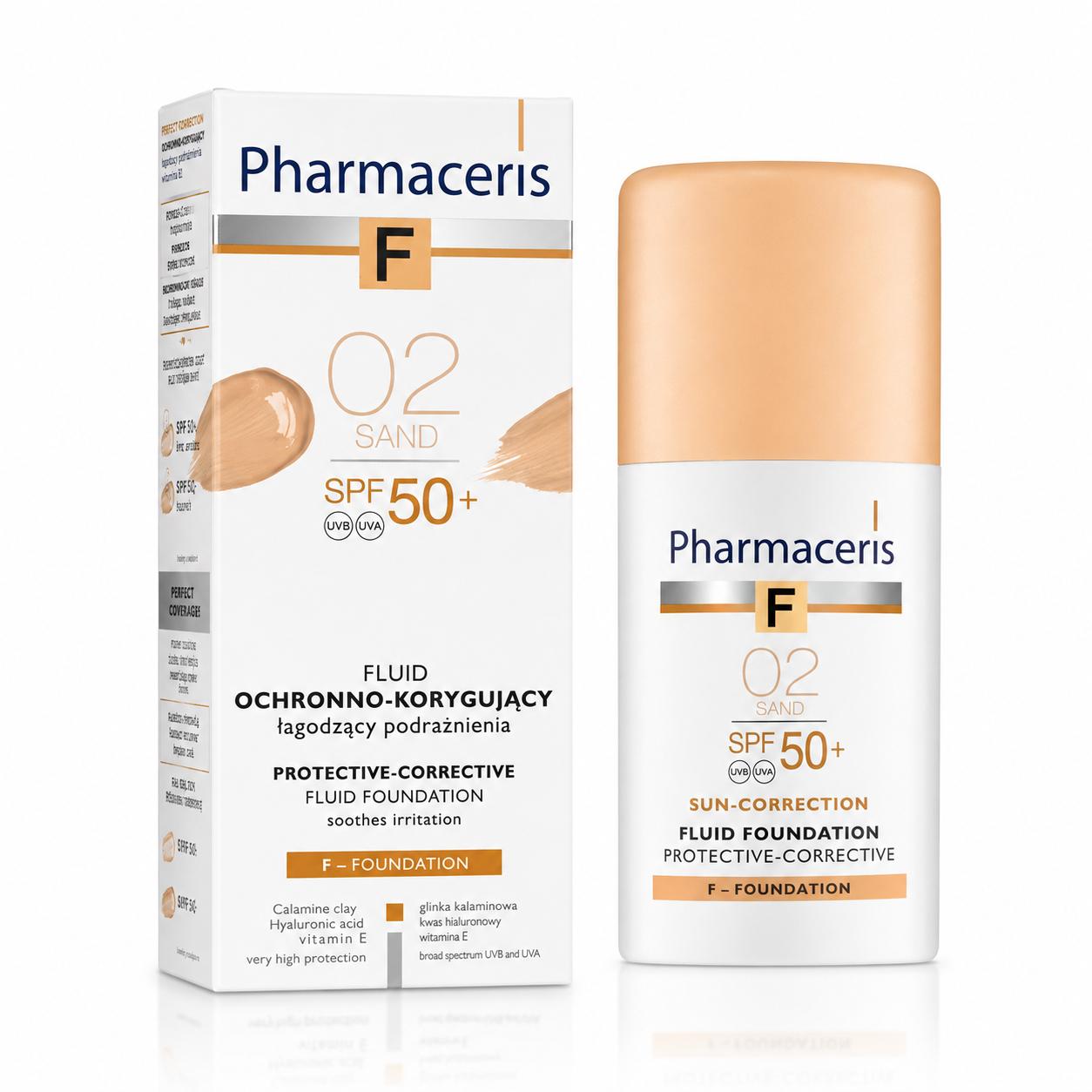 pharmaceris F FOND DE TEINT SPF 50+ 02 SAND