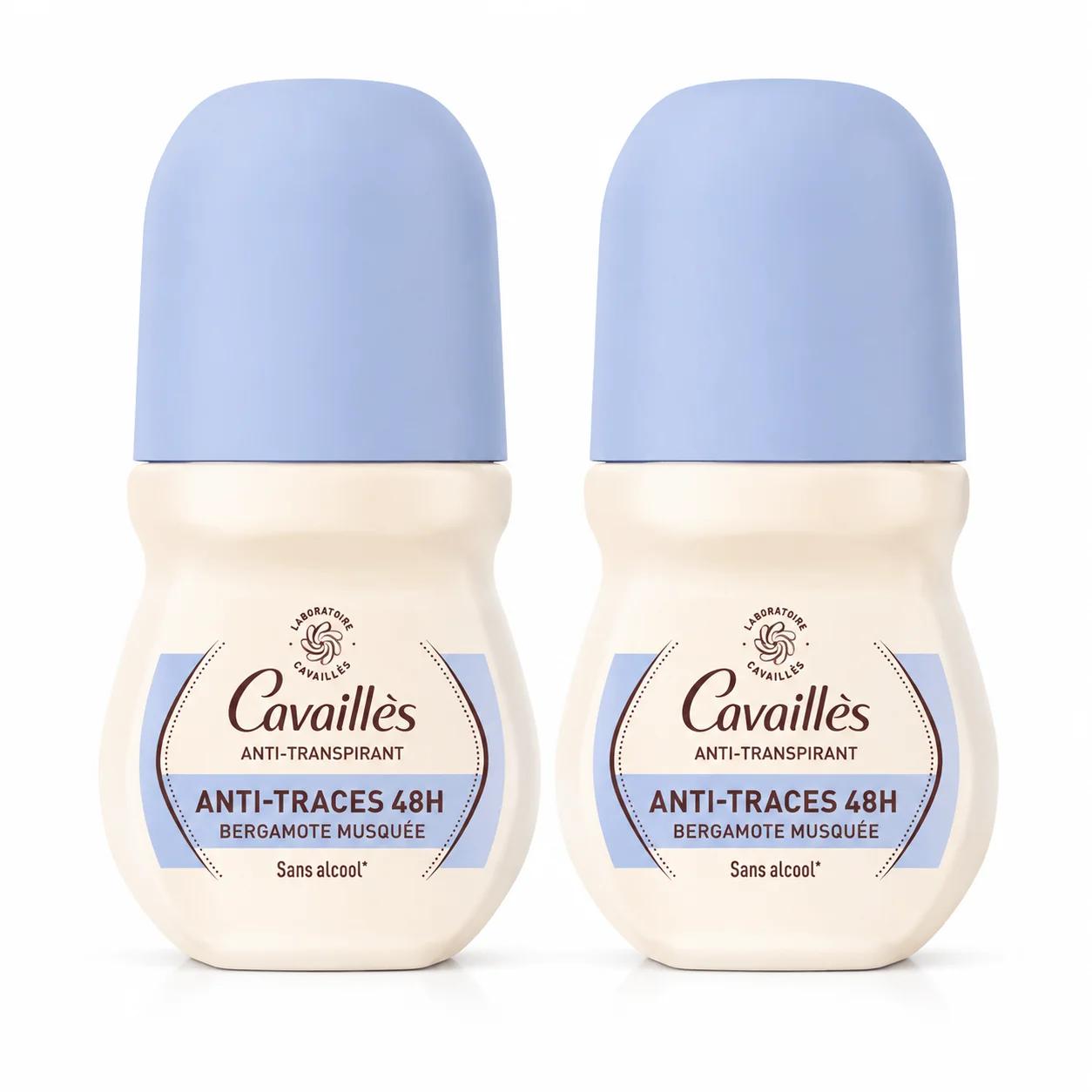 Cavailles ROGÉ CAVAILLÈS PACK DÉO ANTI-TRACES ROLL-ON *2