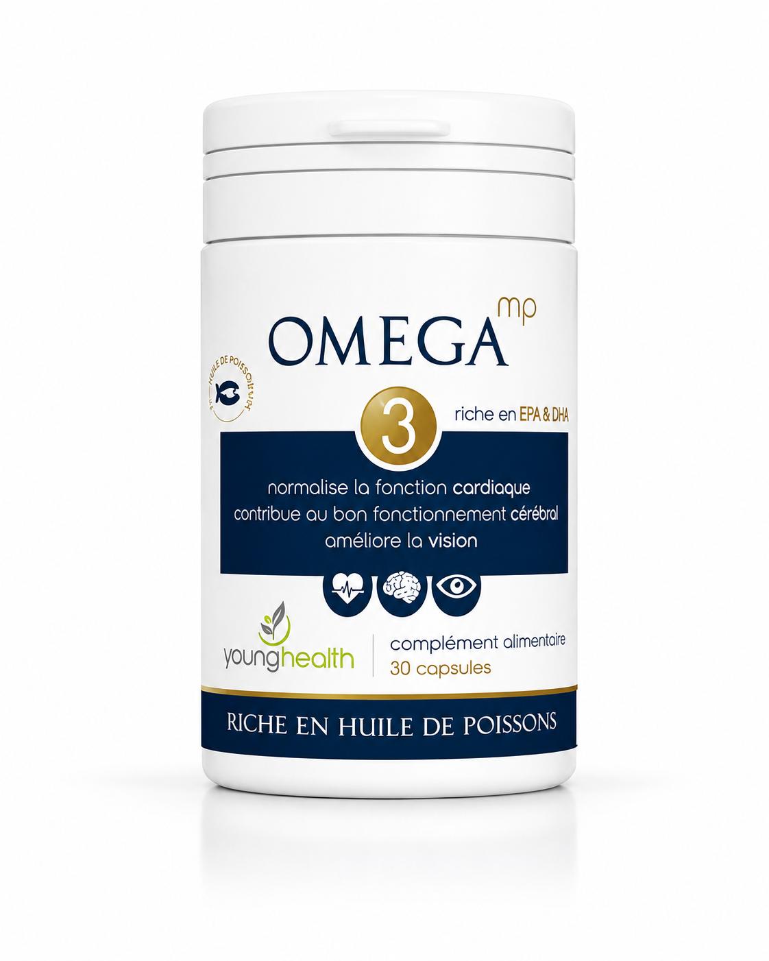 young health health OMEGA 3 30 GELULES