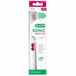G.U.M BROSSE À DENTS ÉLECTRIQUE À PILE SONIC SENSITIVE