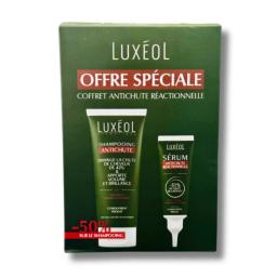 LUXEOL COFFRET ANTI CHUTE REACTIONNELLE : SHAMPOING ANTI CHUTE + SERUM ANTI CHUTE REACTIONNELLE 50ML
