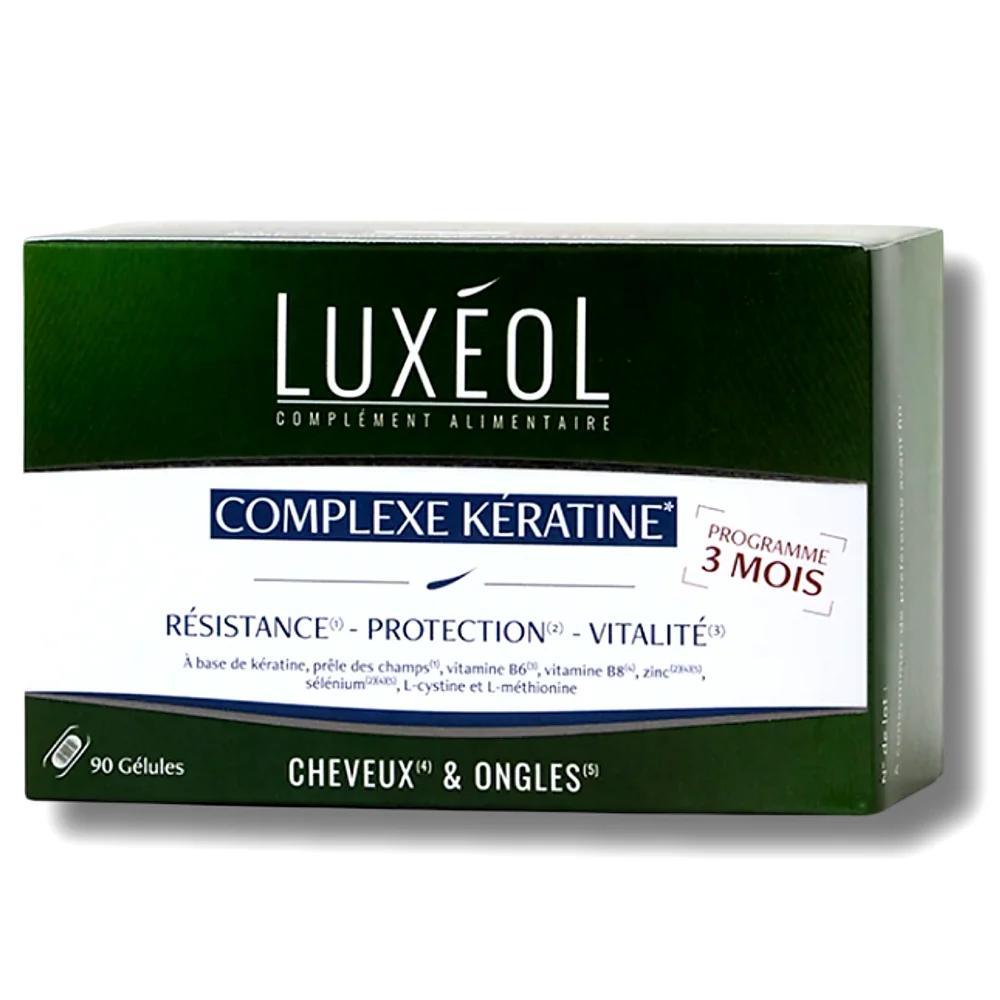 LUXEOL COMPLEXE KERATINE 3MOIS 90 GELULES