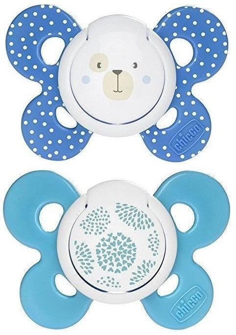 chicco SUCETTE PHYSIO COMFORT SILICONE BLEU 6-16M