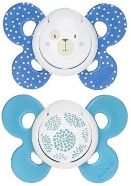 chicco SUCETTE PHYSIO COMFORT SILICONE BLEU 6-16M
