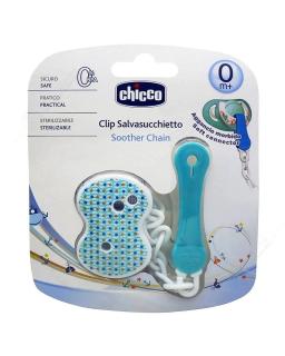 chicco ATTACHE SUCETTE CHAINE BLEU 4083