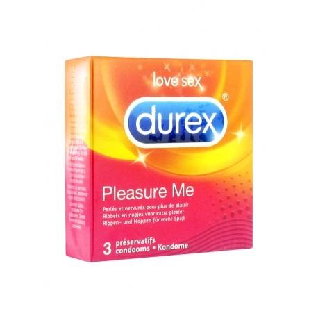 DUREX PRESERVATIF PLEASURE ME BOITE DE 3