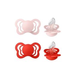 BIBS BIBS Couture Blossom-Candy 0+, lot de 2