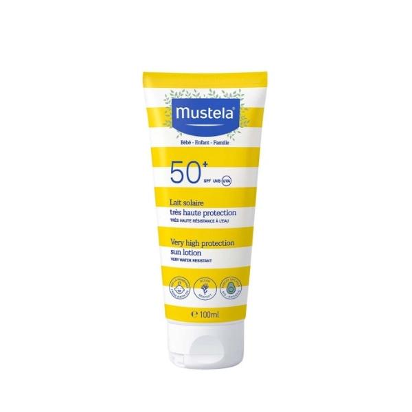 MUSTELA LAIT SOLAIRE TRES HAUTE PROTECTION SPF50+