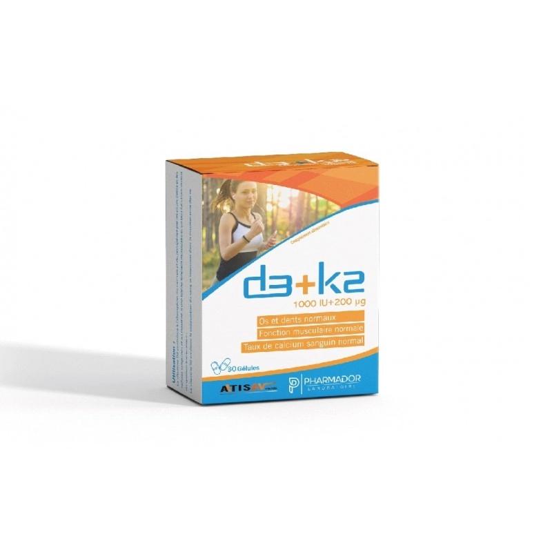 PHARMADOR D3+K2 30 Capsules