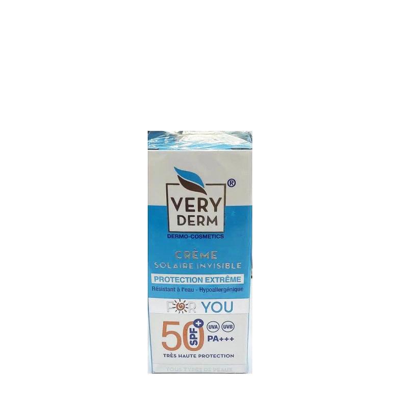 very derm derm SOLAIRE INVISIBLE SPF 50+