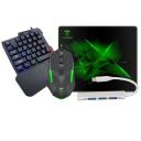 Gaming Free Fire V4 Clavier + Souris + Tapis + Hub