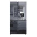 Hyundai NoFrost 436 L HYN-84RF4DM Verre Miroitée