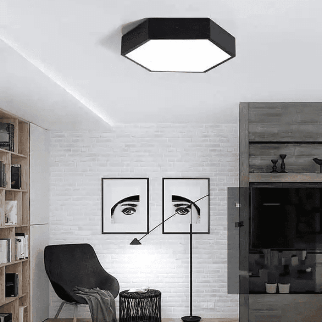 Plafonnier Hexagonal LED