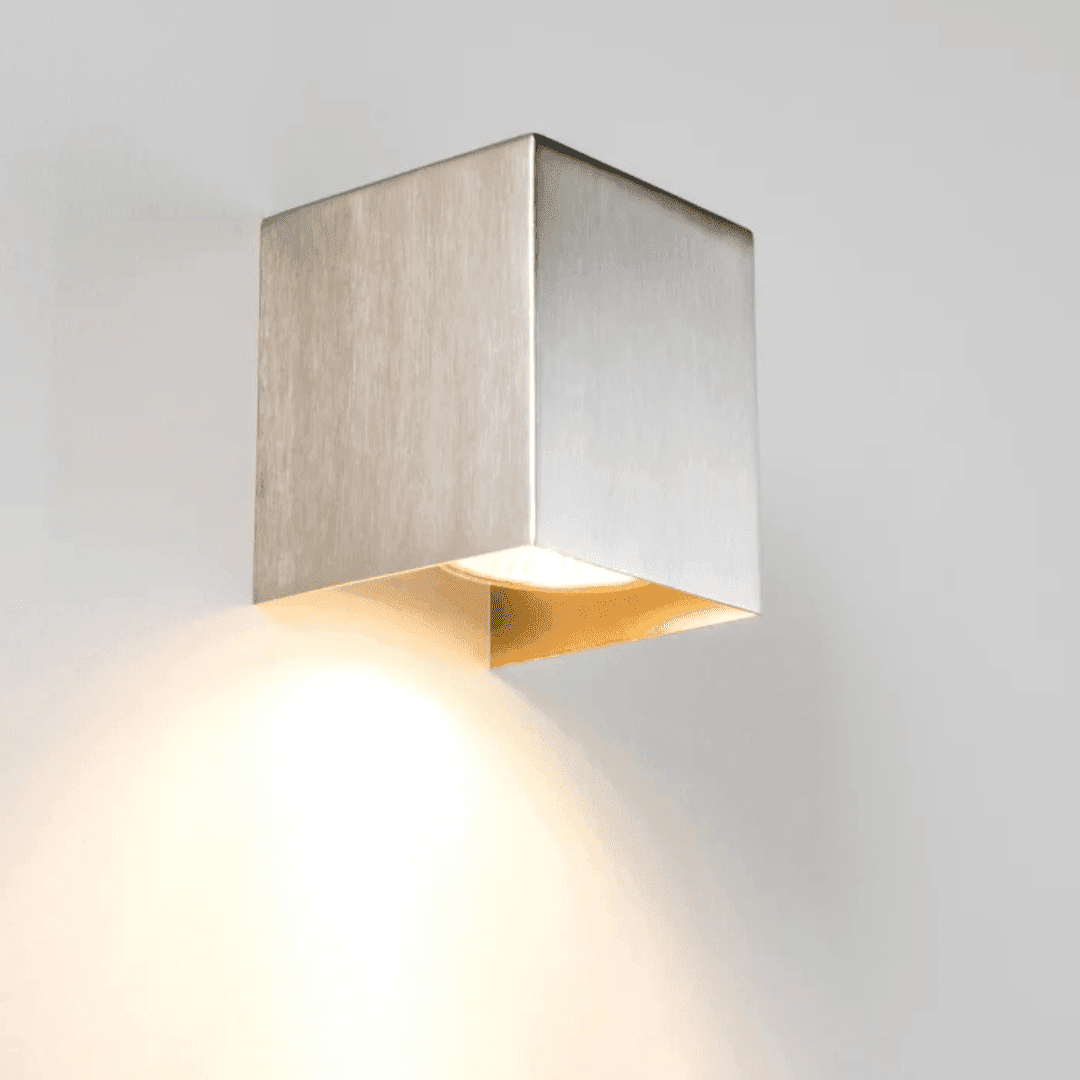 Applique Carré Chrome LED