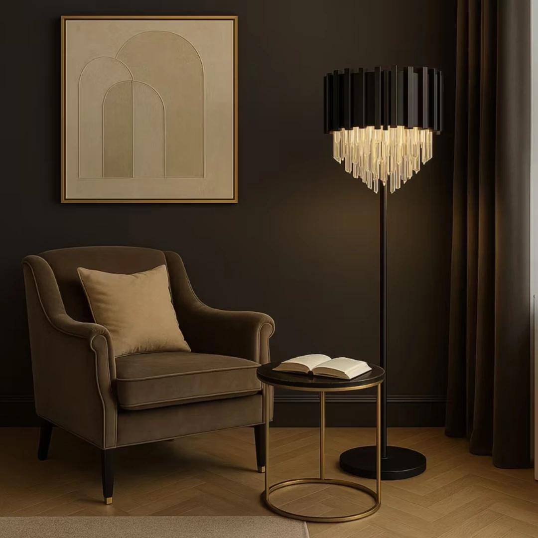 Luxury lampadaire en cristal