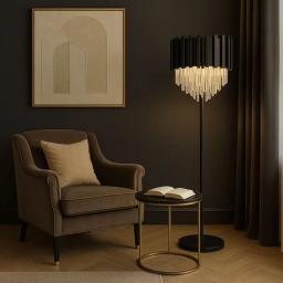 Luxury lampadaire en cristal