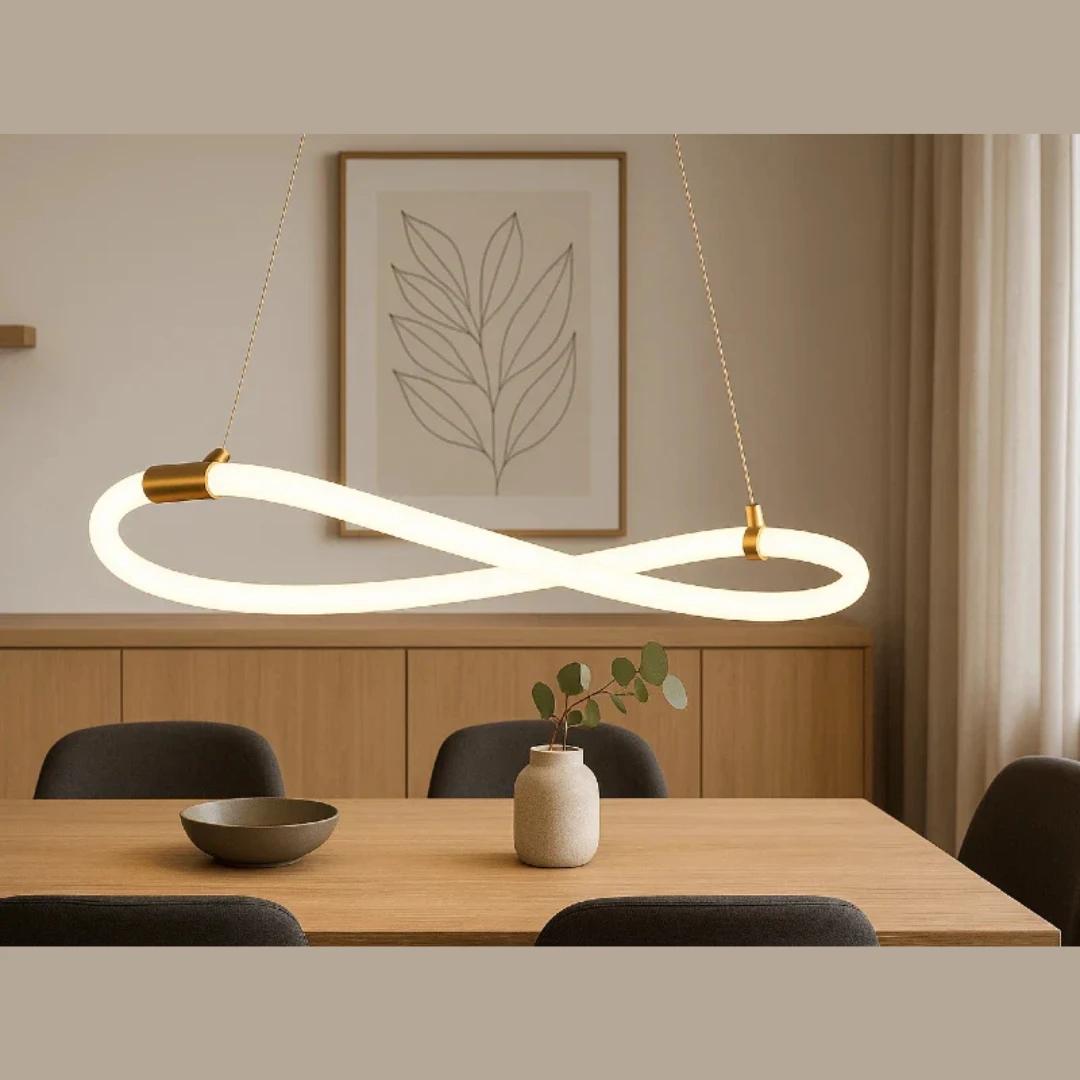 Suspension flex circulaire LED