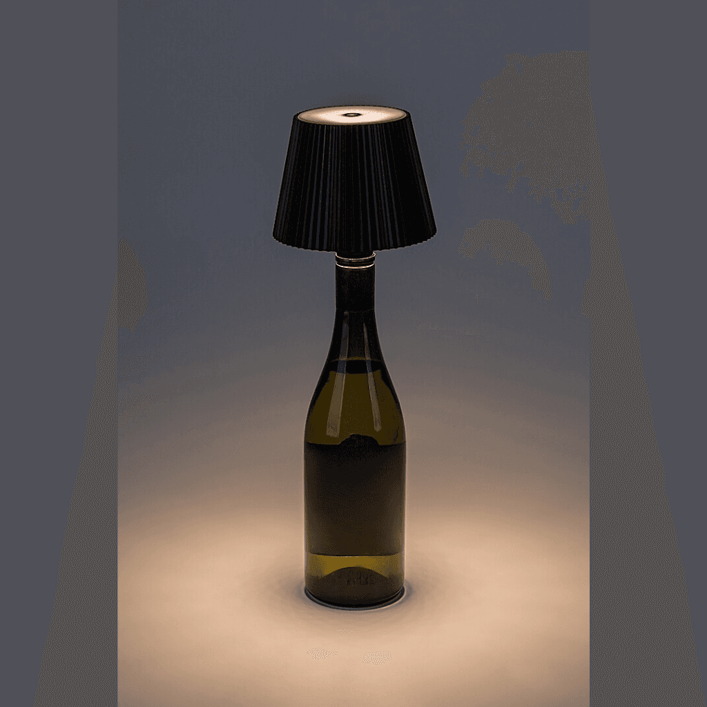 Chapeau LED portable pour bouteille
