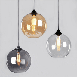 Suspension 3 Boules en Verre