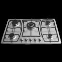 Plaque 5 Feux Inox