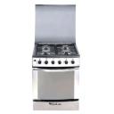 Biolux Cuisinière M-6060-XTBR 60cm 4 Feux 60cm Inox