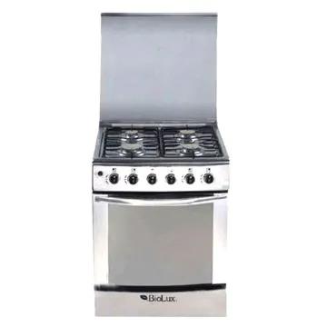 Biolux Cuisinière M-6060-XTBR 60cm 4 Feux 60cm Inox