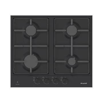 Brandt Plaque de Cuisson BPE6341BA 4 Feux 60Cm
